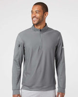 Adidas Men's Textured Quarter-Zip Pullover A295