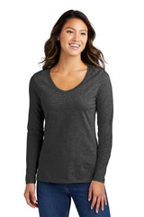 LPC450VLS  Port & Company® Women's Long Sleeve Fan Favorite™ V-Neck Tee