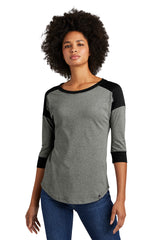 LNEA104 New Era® Women's Heritage Blend 3/4-Sleeve Baseball Raglan Tee