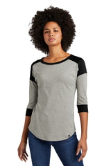 LNEA104 New Era® Women's Heritage Blend 3/4-Sleeve Baseball Raglan Tee