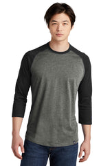 NEA104 New Era® Heritage Blend 3/4-Sleeve Baseball Raglan Tee