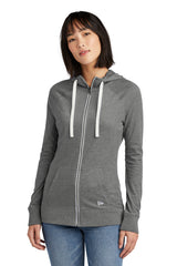 LNEA122 New Era® Women's Sueded Cotton Blend Full-Zip Hoodie