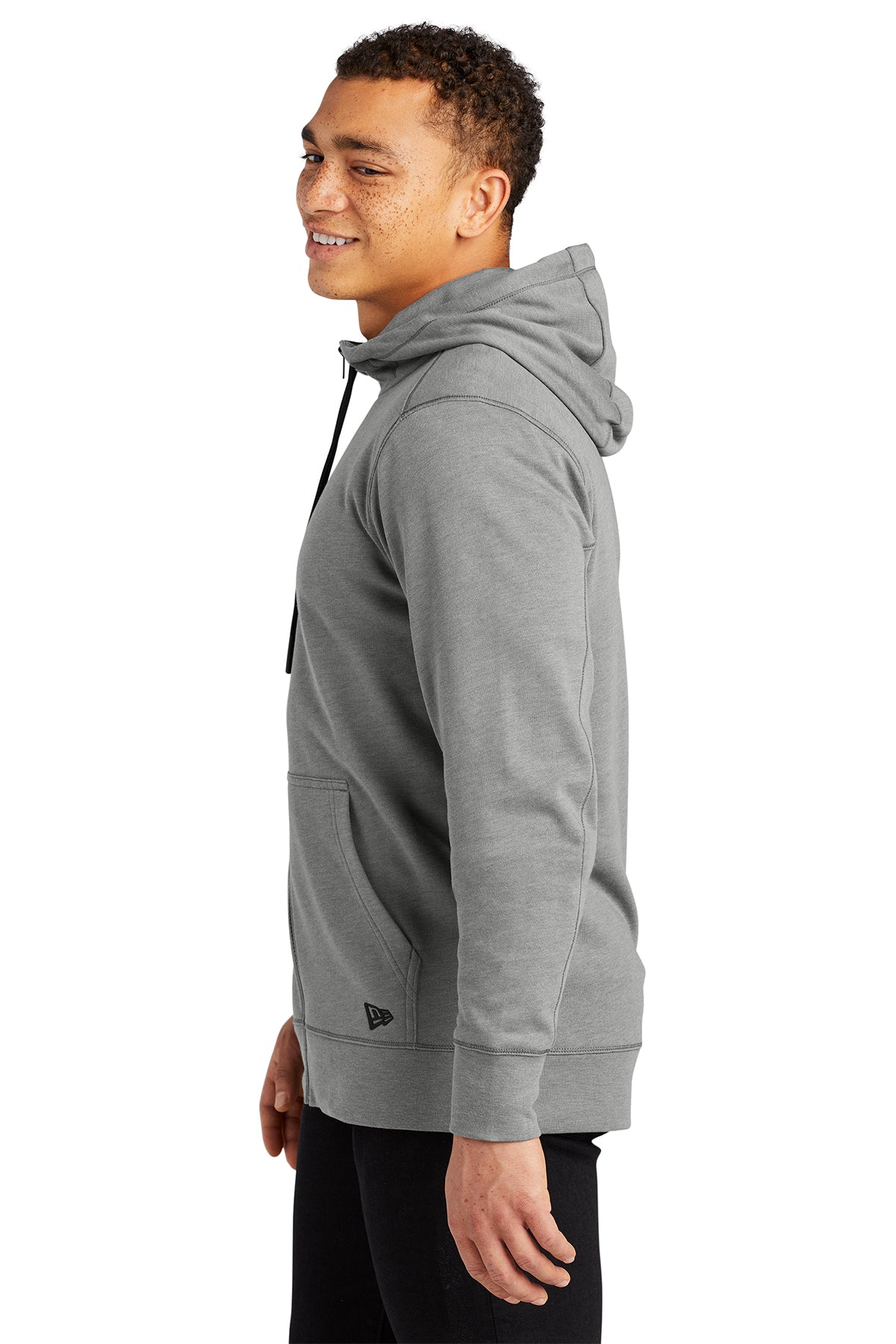NEA511 New Era® Tri-Blend Fleece Full-Zip Hoodie
