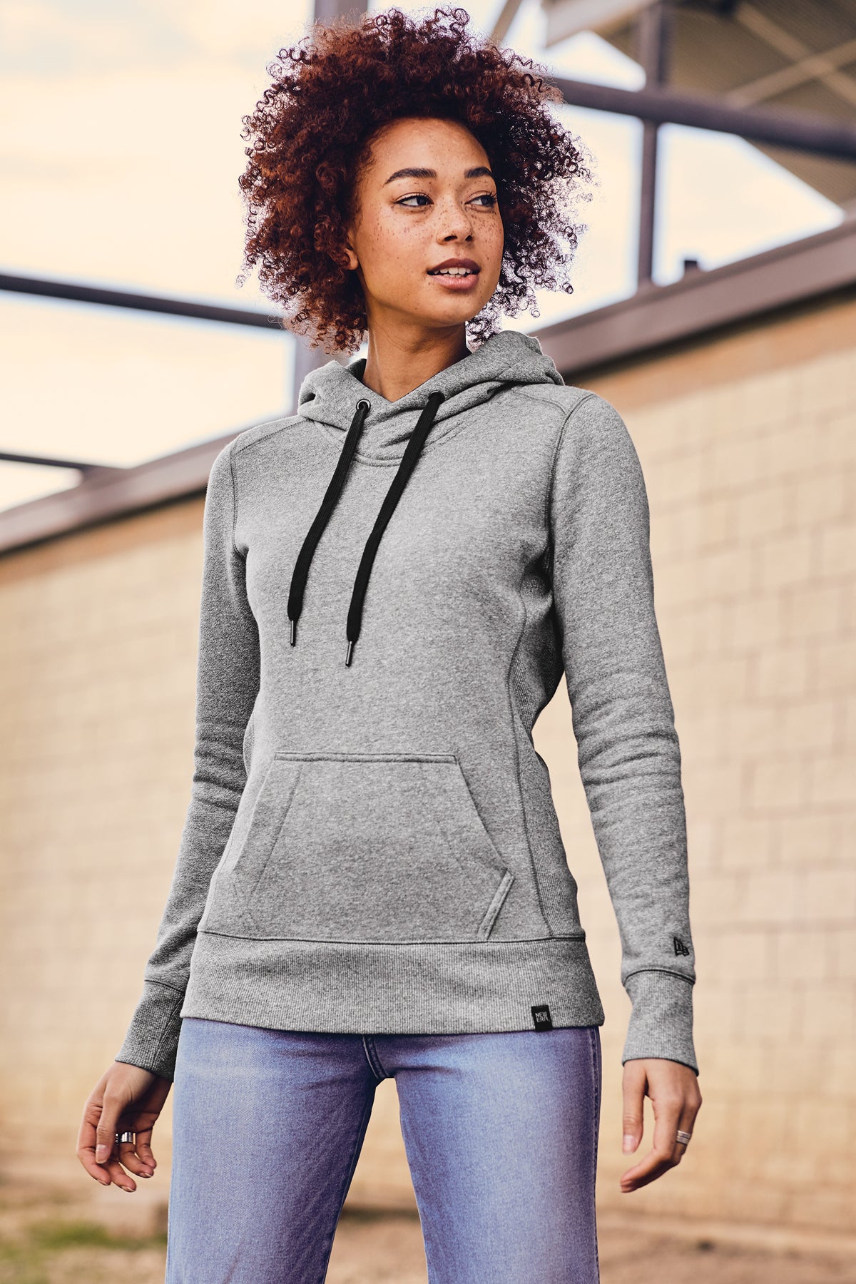 LNEA500 New Era® Women's French Terry Pullover Hoodie