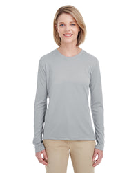 8622W UltraClub Ladies' Cool & Dry Performance Long-Sleeve Top