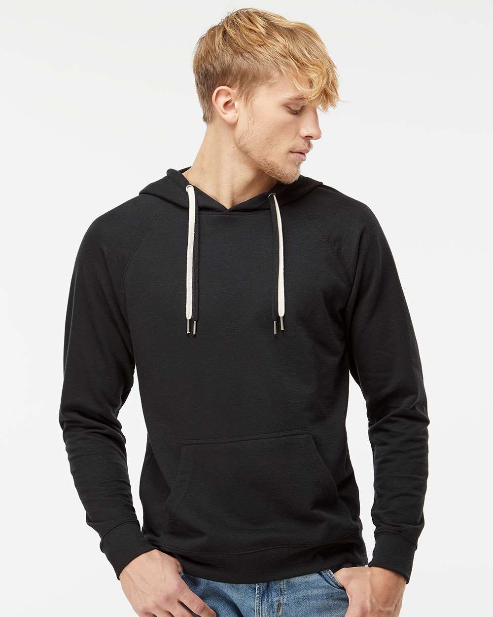 Independent Trading Co. - Unisex Lightweight Loopback Terry Hooded Pullover | SS1000