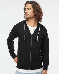 Independent Trading Co. Icon Lightweight Loopback Terry Full-Zip Hooded Sweatshirt | SS1000Z
