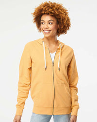 Independent Trading Co. Icon Lightweight Loopback Terry Full-Zip Hooded Sweatshirt | SS1000Z