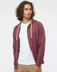 Independent Trading Co. Icon Lightweight Loopback Terry Full-Zip Hooded Sweatshirt | SS1000Z