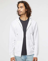 Independent Trading Co. Icon Lightweight Loopback Terry Full-Zip Hooded Sweatshirt | SS1000Z