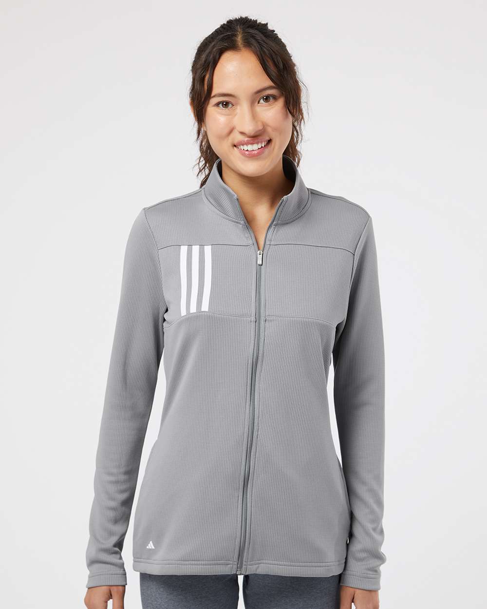 Adidas Women's 3-Stripes Double Knit Full-Zip Jacket A483