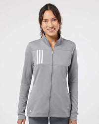 Adidas Women's 3-Stripes Double Knit Full-Zip Jacket A483