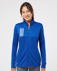 Adidas Women's 3-Stripes Double Knit Full-Zip Jacket A483