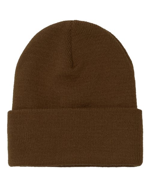 Yupoong Long Beanie with Cuff, Knit Cap - YP Classics® 1501KC