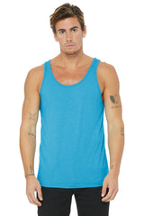 Bella+Canvas 3480 Unisex Jersey Tank - Aqua Triblend