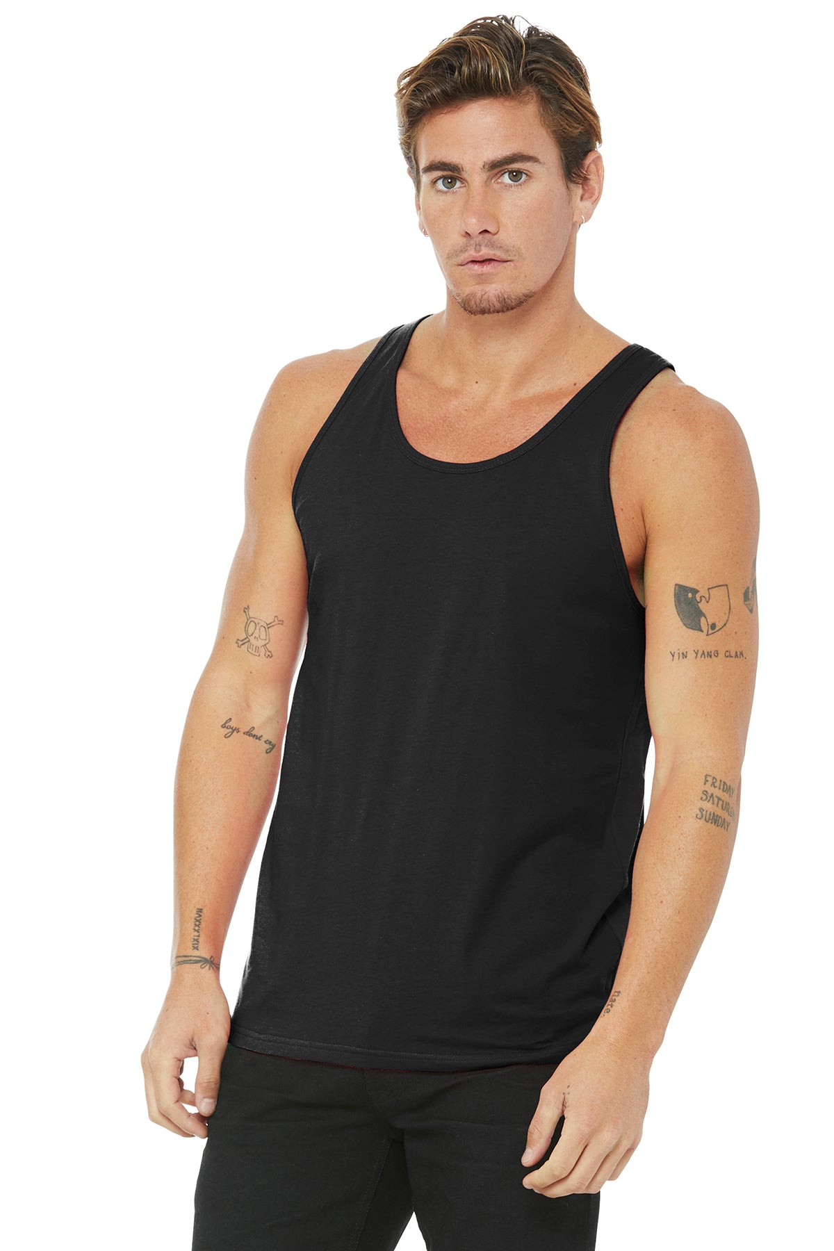 Bella+Canvas 3480 Unisex Jersey Tank - Black