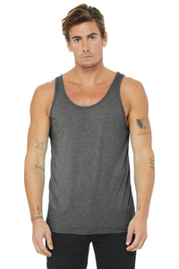 Bella+Canvas 3480 Unisex Jersey Tank - Grey Triblend