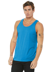 Bella+Canvas 3480 Unisex Jersey Tank - Neon Blue