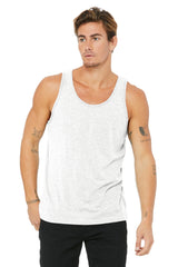 Bella+Canvas 3480 Unisex Jersey Tank - White Fleck Triblend