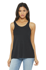 Bella+Canvas 8800 Women's Flowy Racerback Tank - Dark Grey