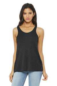 Bella+Canvas 8800 Women's Flowy Racerback Tank - Dark Grey Heather