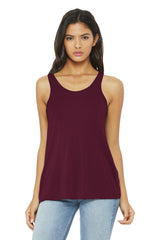 Bella+Canvas 8800 Women's Flowy Racerback Tank - Maroon