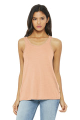 Bella+Canvas 8800 Women's Flowy Racerback Tank - Peach Slub