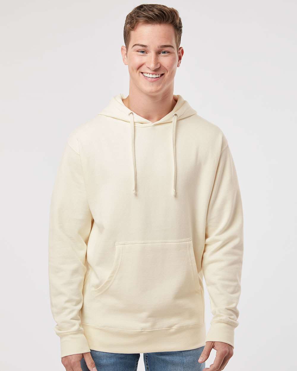 Independent Trading SS4500 Midweight Hoodie - Bone