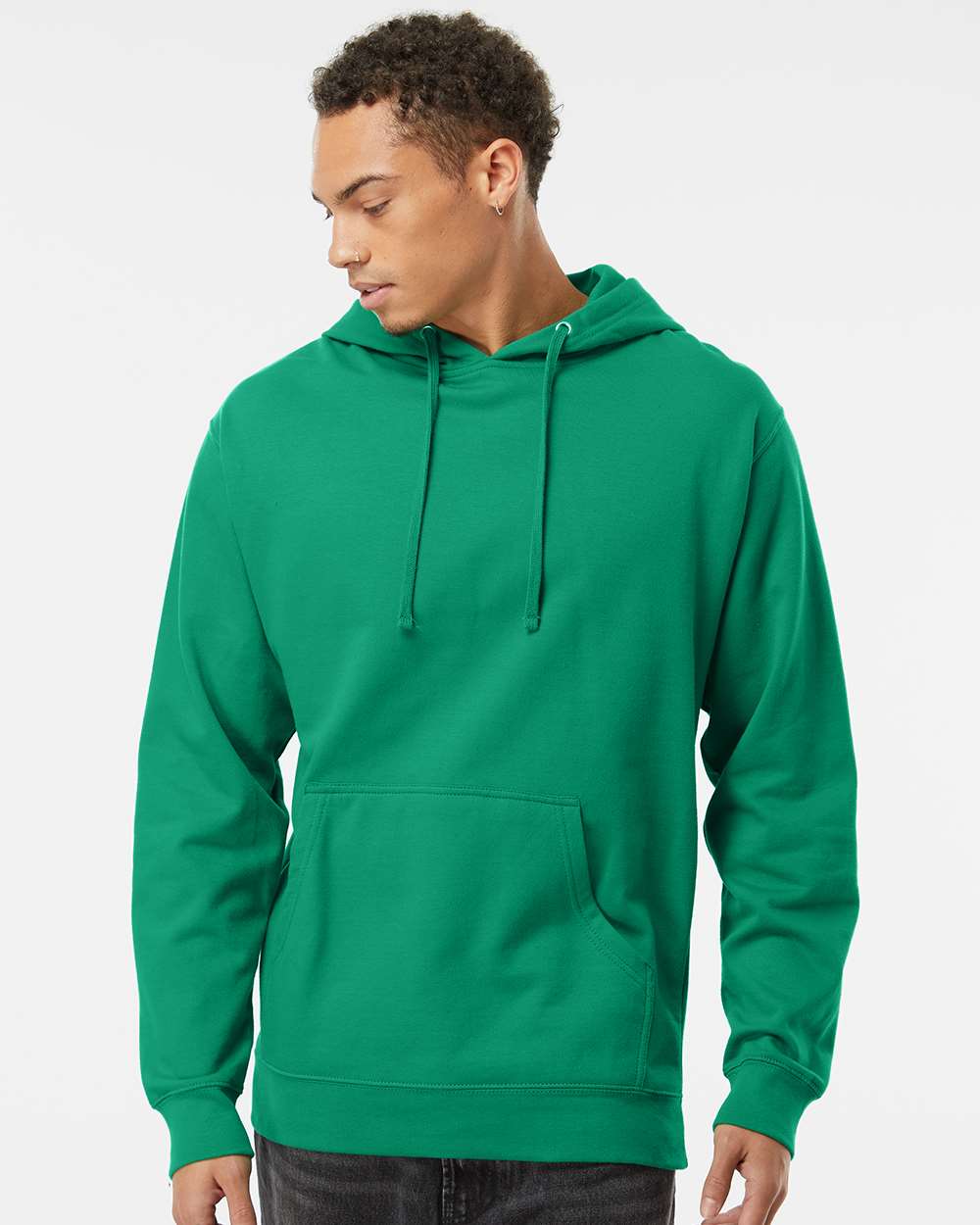 Independent Trading SS4500 Midweight Hoodie - Kelly Green
