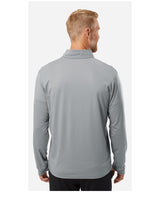 Adidas Men's Ultimate365 Heather Block Print Quarter-Zip Pullover A522