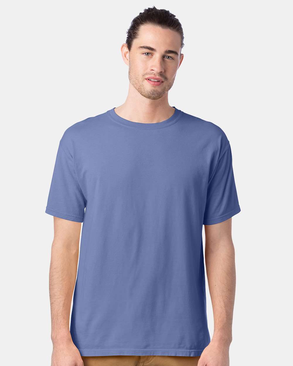 Hanes ComfortWash GDH100 Garment-Dyed T-Shirt - Frontier Blue
