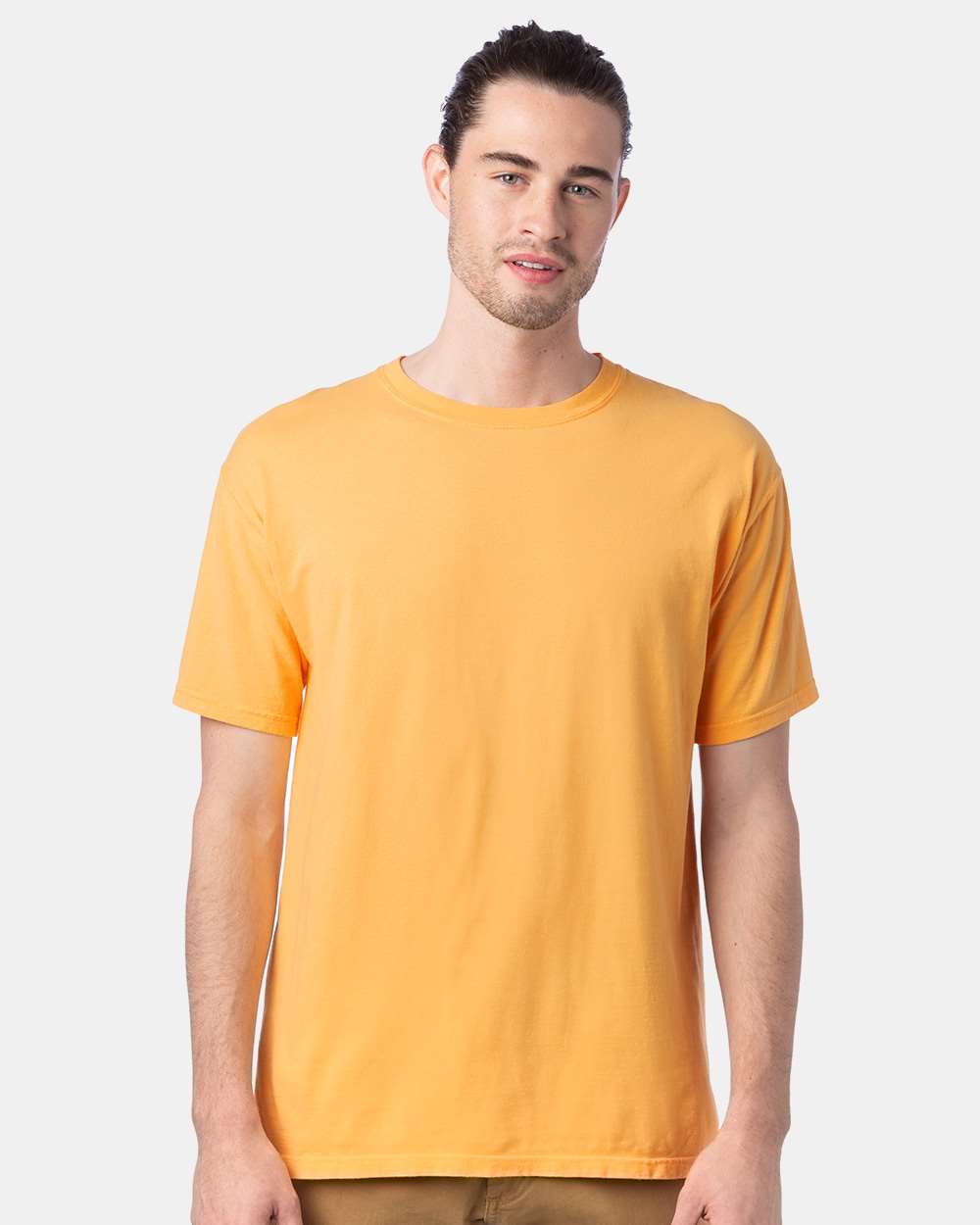 Hanes ComfortWash GDH100 Garment-Dyed T-Shirt - Butterscotch