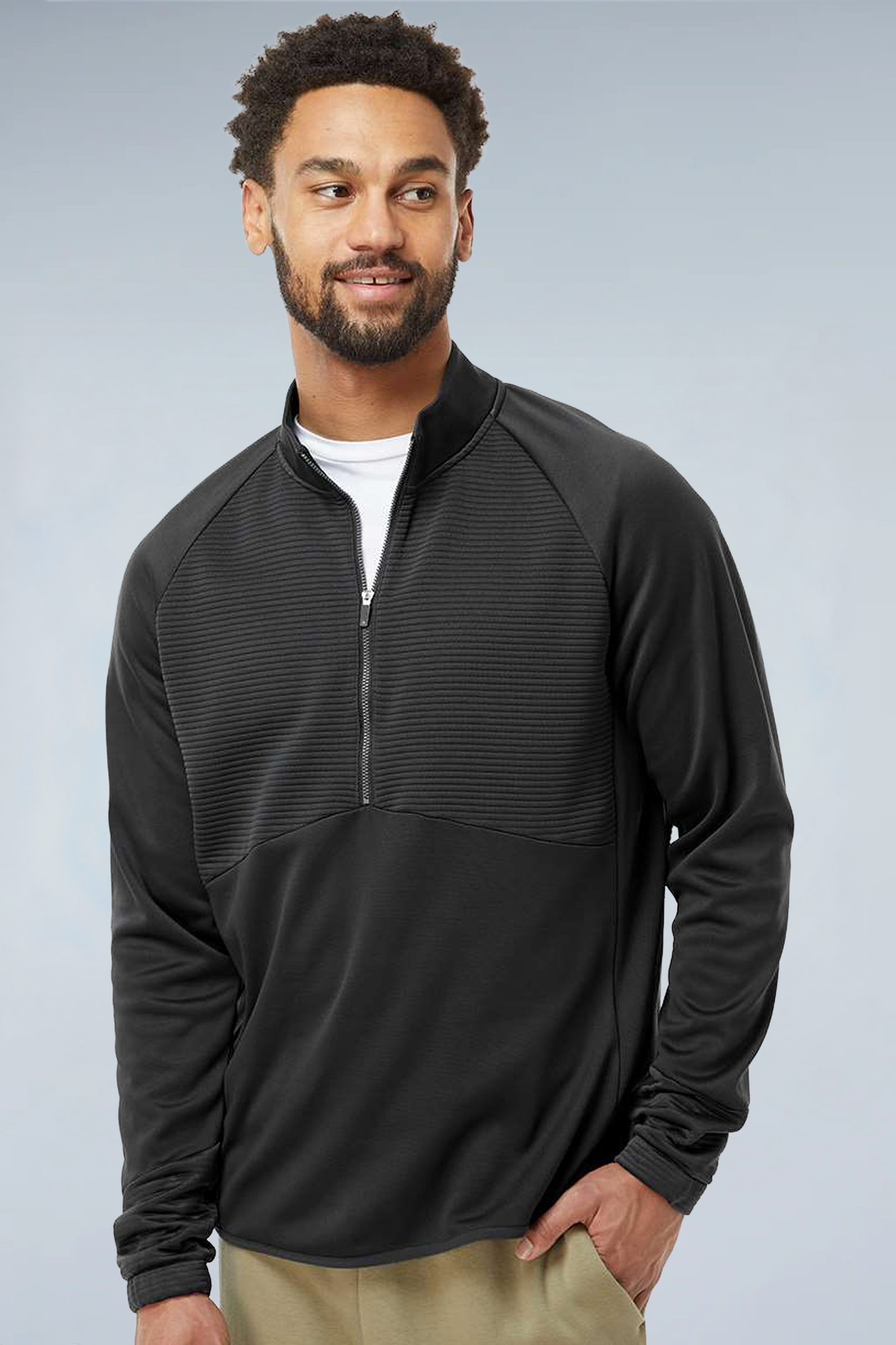 Adidas Men's Performance Quarter-Zip Pullover A587