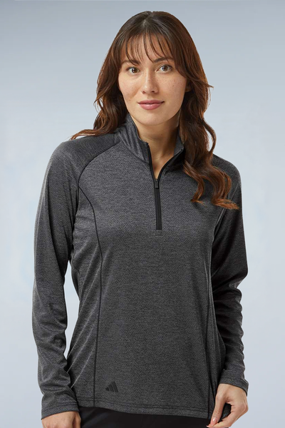 Adidas Women's Space Dyed Quarter-Zip Pullover A594