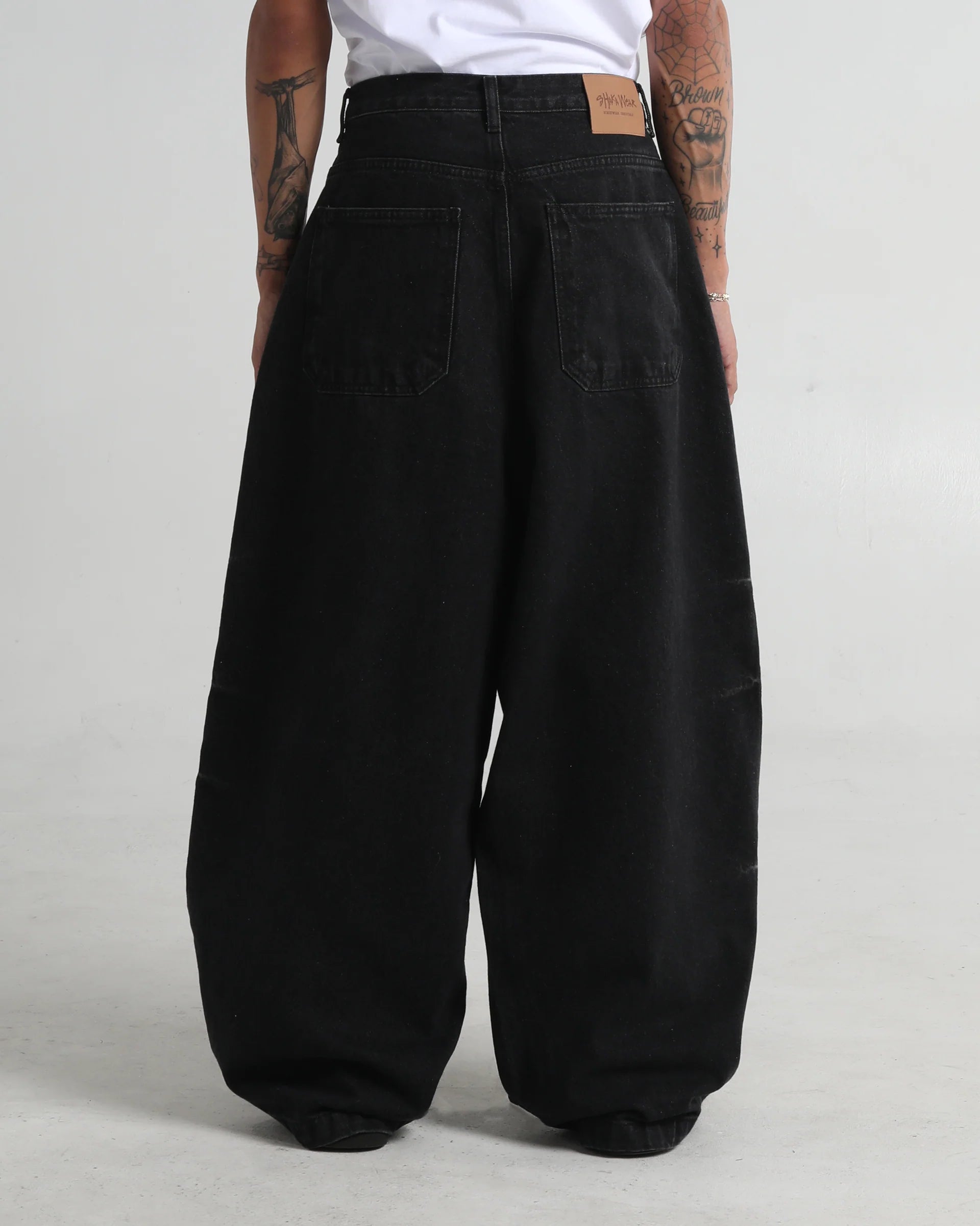 Shaka Wear Balloon Denim Pants