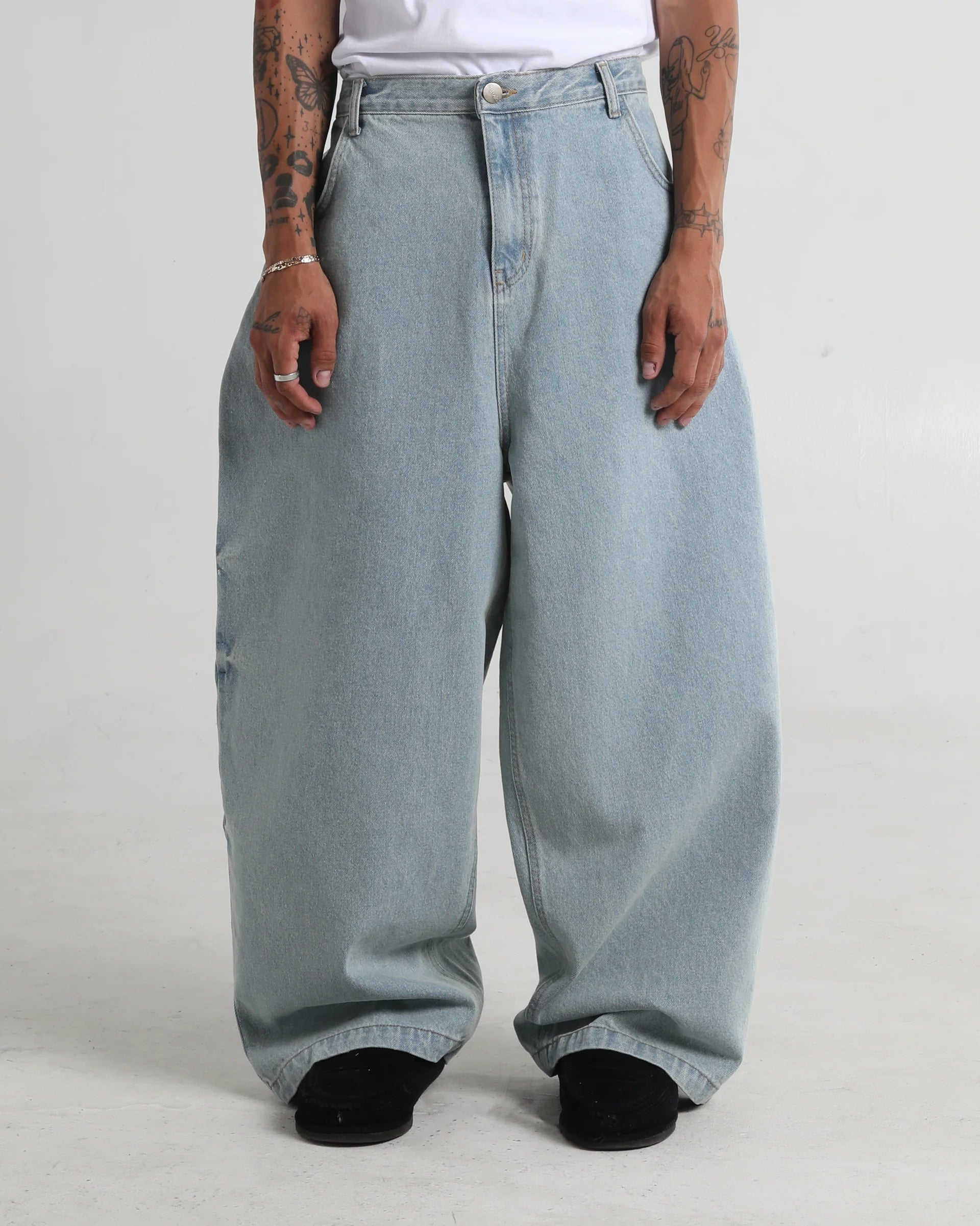 Shaka Wear Balloon Denim Pants