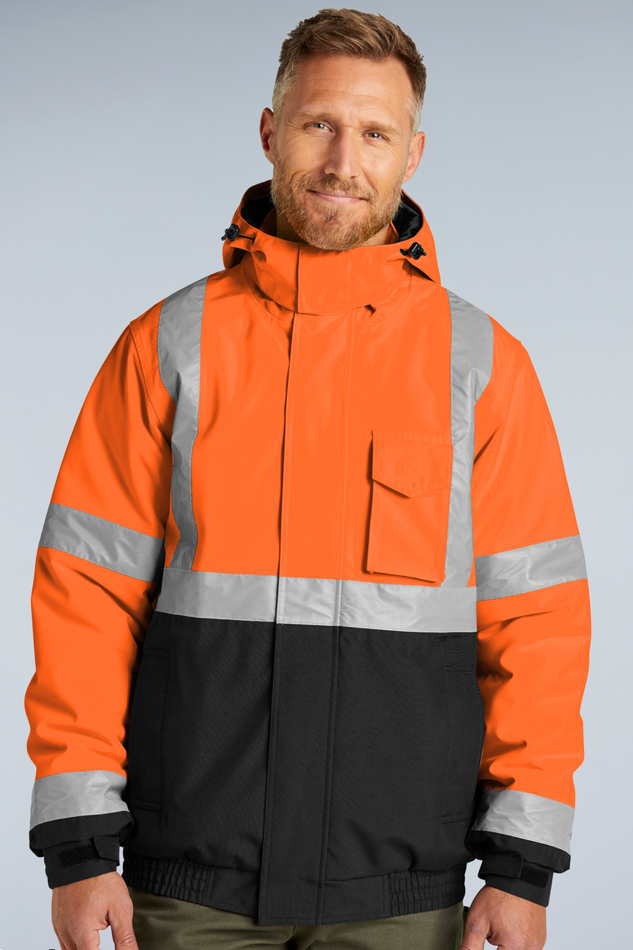 CornerStone® ANSI 107 Class 3 Economy Waterproof Insulated Bomber Jacket | CSJ500