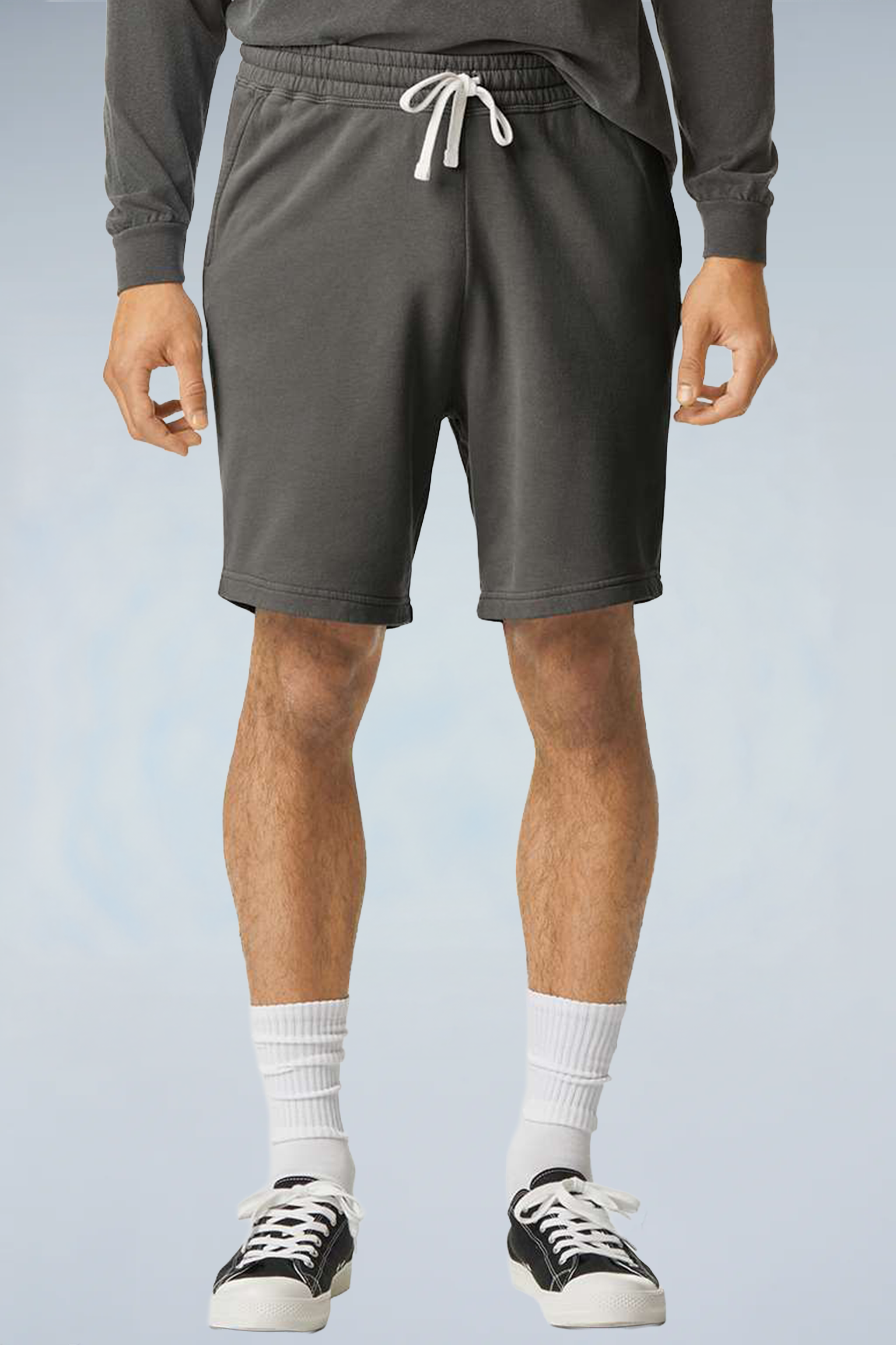 Unisex Garment-Dyed Lightweight Fleece Sweat Shorts