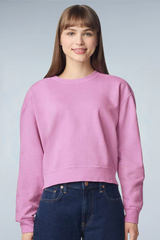 Comfort Colors Women's Garment-Dyed Mid-Length Crewneck Sweatshirt - 1566L