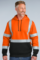CornerStone® ANSI 107 Class 3 Heavy-Duty Fleece Pullover Hoodie | CSF301