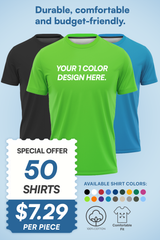 Best Value T-Shirt Package - 50 Shirts