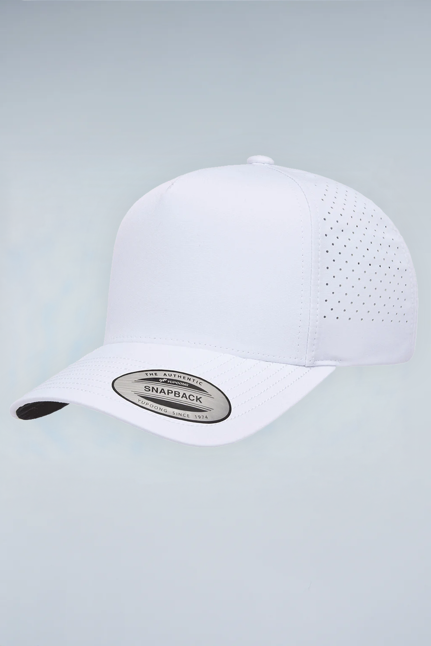 Yupoong Five-Panel Snapback with Perforated Cap 5389AP