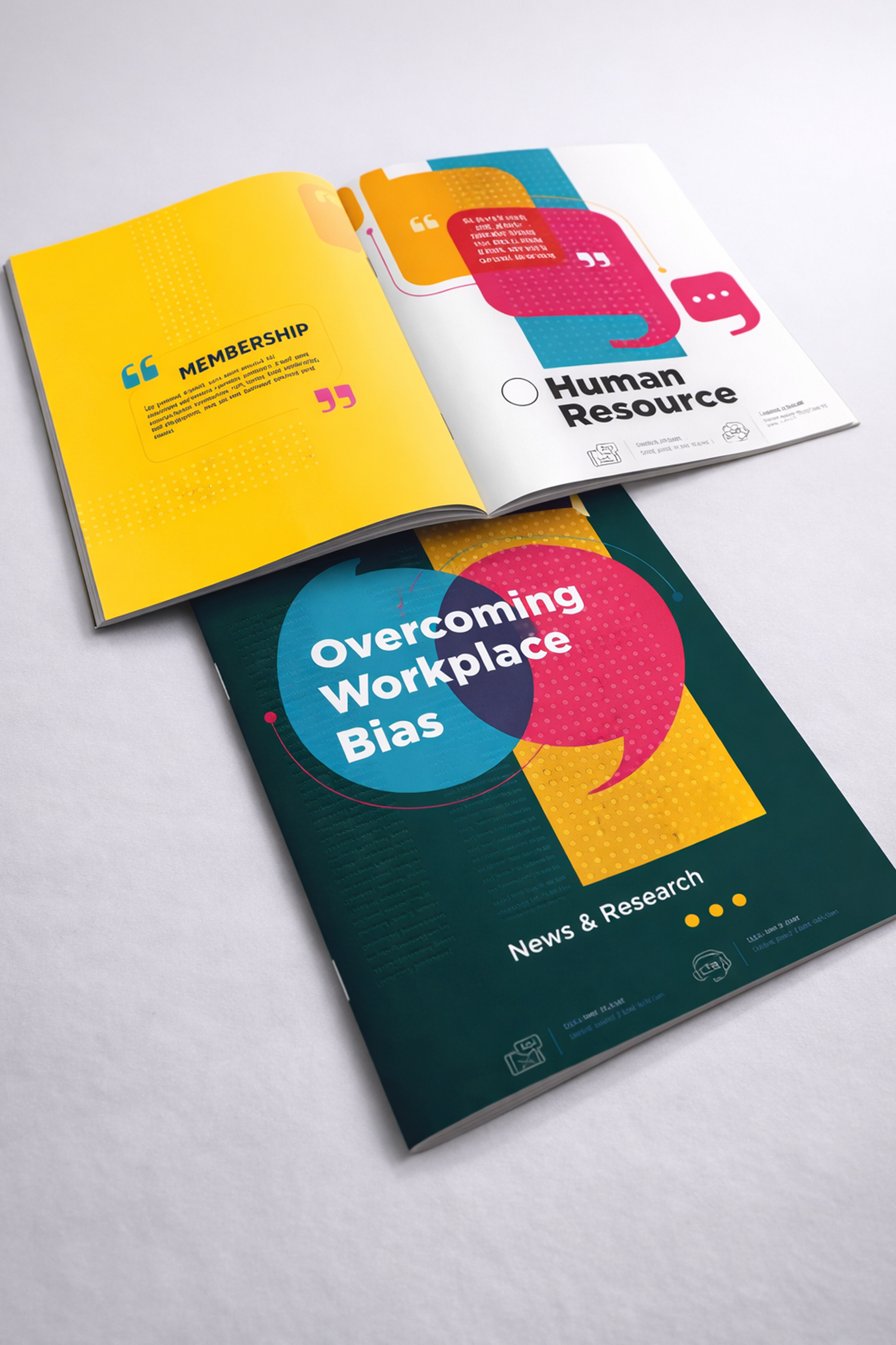 Gloss Cover Booklets with Aqueous Coating