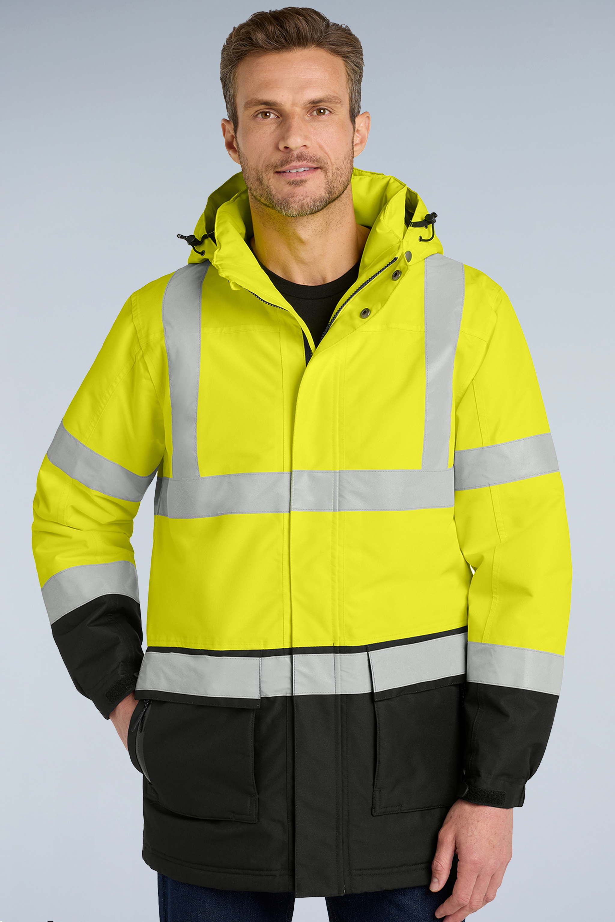 Port Authority® ANSI 107 Class 3 Safety Heavyweight Parka | J799S