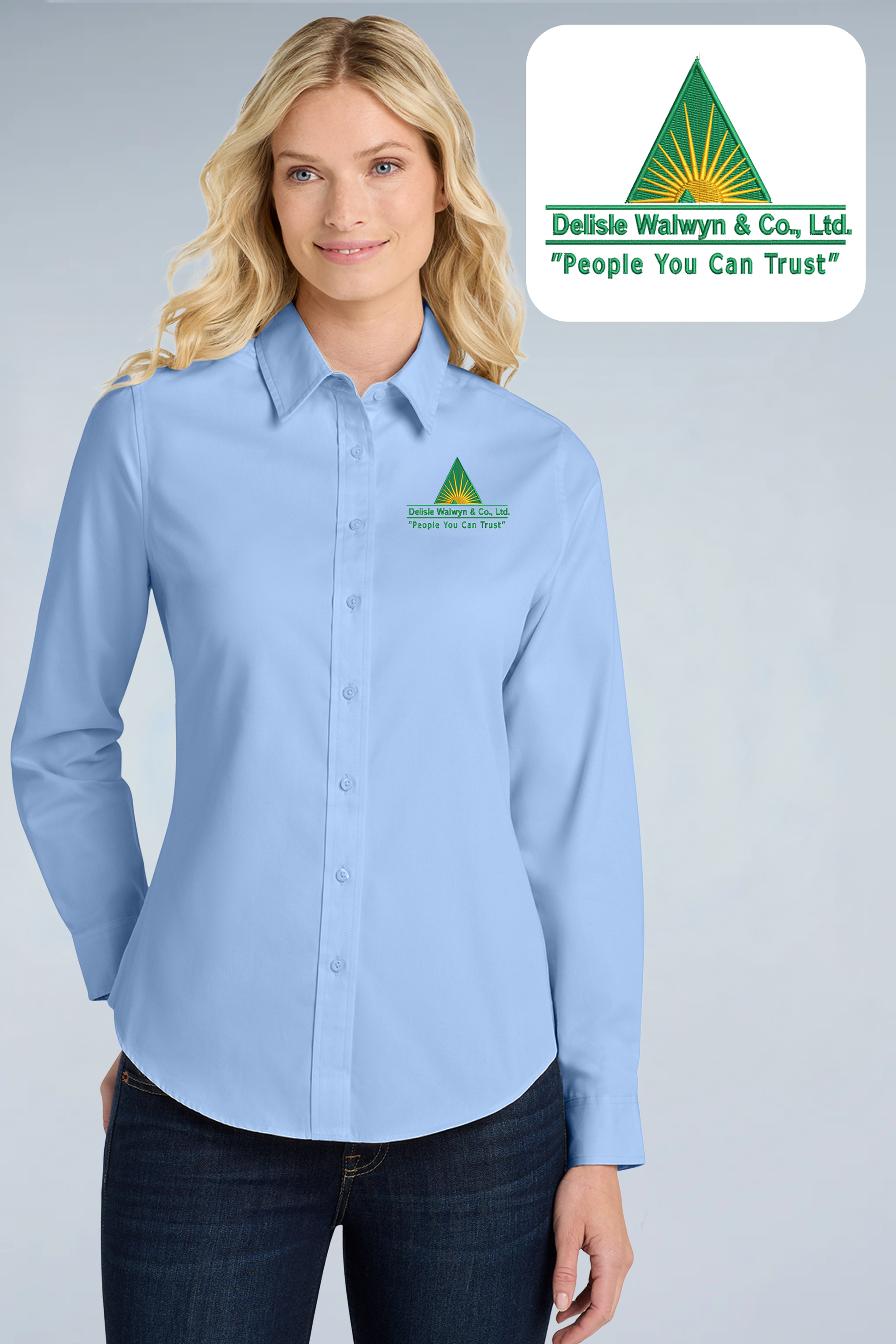 Delisle Walwyn & Co., Ltd. - Port Authority ®  Women's Long Sleeve Easy Care Shirt.  L608