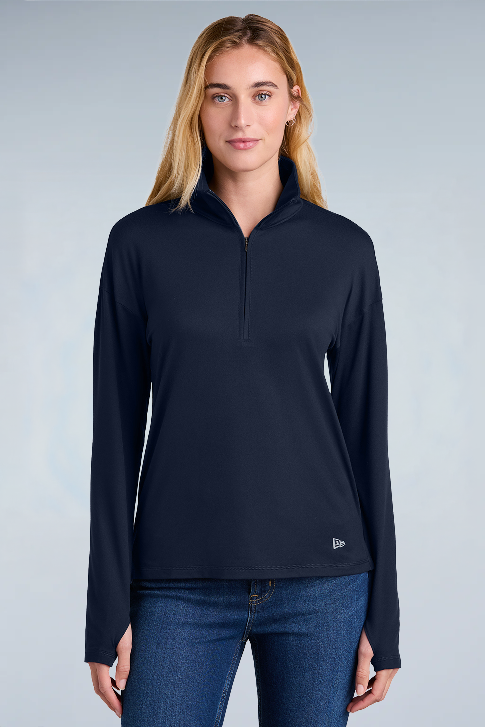 LNEA228 New Era® Women’s Power 1/2-Zip