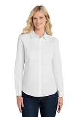 Port Authority ®  Women's Long Sleeve SuperPro React ™ Twill Shirt. LW808