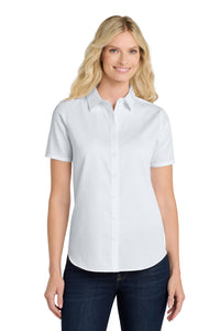 Port Authority ®  Women's Short Sleeve SuperPro React ™ Twill Shirt. LW809