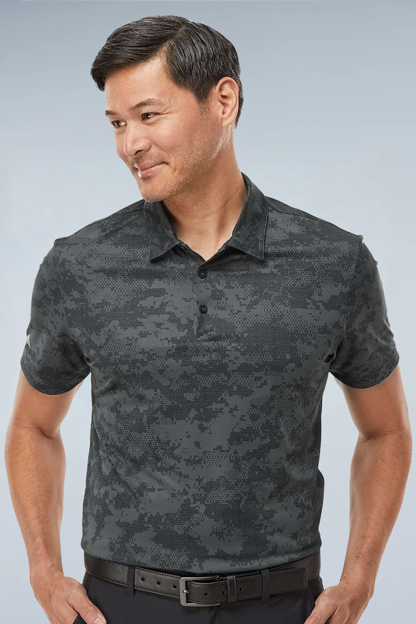 Adidas Men's All Over Camo Print Polo A550