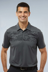 Adidas Men's Camo Chest Print Polo A585